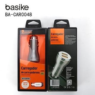 CARREGADOR VEICULAR ( 3.0A ), PARA ANDROID ( V8 ). ( BASIKE )