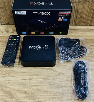 TV BOX 4K 5G PARA TRANSFORMAR A TV EM SMART TV, ( 512GB+124G). ( MXQ )