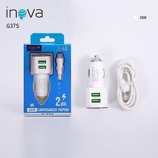 CARREGADOR VEICULAR ( 3.4A ) PARA ANDROID ( V8 ).