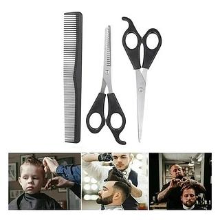 KIT TESOURA CABELELEIRO, COM ( 3 PEÇAS ) . ( IT BLUE )