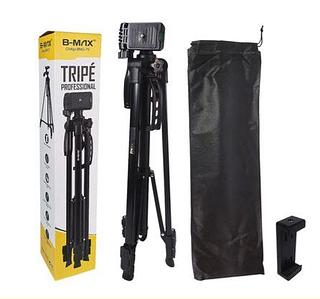 TRIPÉ PARA CELULAR E CÂMERA, ( 1.4M ). ( B-MAX )