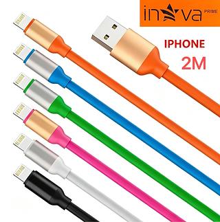 CABO COLORIDO PARA IPHONE ( I6 ), 2M. ( INOVA )