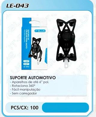 SUPORTE UNIVERSAL DE CELULAR PARA MOTO. ( IT BLUE )