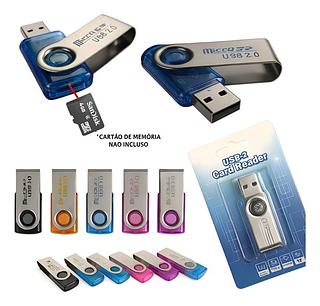 ADAPTADOR LEITOR DE CARTÃO DE MEMÓRIA.