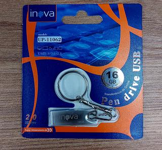PEN DRIVE DE METAL CHAVEIRO ( 16GB ). ( INOVA )