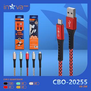 CABO ( 3.4A ) PARA ANDROID ( V8 ), ( 3M ). ( INOVA )