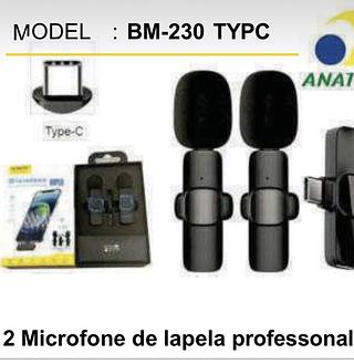 MICROFONE DE LAPELA 2 PARA ANDROID ( TC ) ( SEM FIO ). ( B-MAX )
