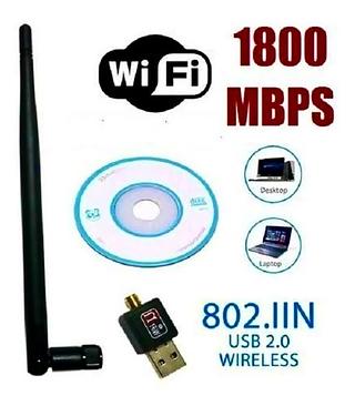 ANTENA WI-FI ( 1.800bps ) PARA COMPUTADOR, TV, NOTEBOOK E ETC.