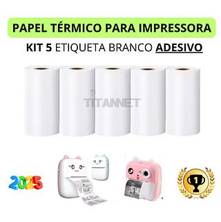 BOBINA PARA CAMERA KIT 5 ROLO (INOVA)