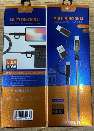 3-CABO MULTI - FUNCIONAL (4 IN 1 / 3.4A) - 1M - INOVA