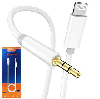 Cabo Auxiliar P2 Lightning para iPhone 1m Som Alta Qualidade 3.5mm Inova