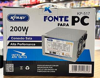 FONTE DE ALIMENTAÇÃO PARA PC, ( 200W ).