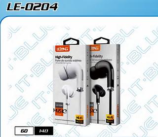 FONE DE OUVIDO COM FIO E BORRACHINHA ( P2 ). ( LELONG )