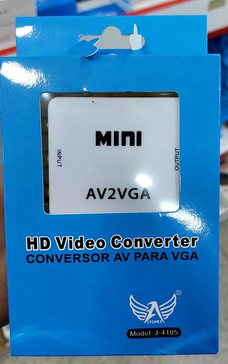 MINNI CONVERSOR ( AV2VGA ), HD.