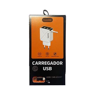 1-CARREGADOR PARA ANDROID ( V8 ) 2.4A- BASIKE