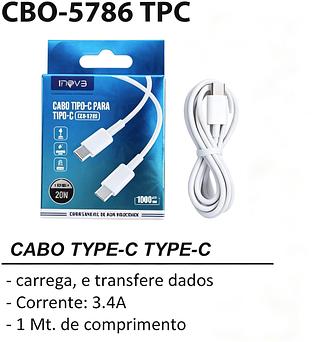CABO TURBO USB-C PARA ANDROID ( TC ) 65W, 1M. ( INOVA )