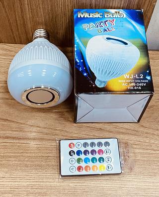 LÂMPADA DE MÚSICA COLORIDA COM BLUETOOTH |BT.