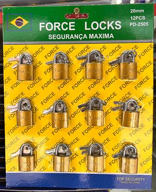Cadeado 20mm/12pcs