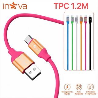 CABO COLORIDO PARA ANDROID ( TC ), 1.2M. ( INOVA )