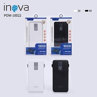 CARREGADOR PORTATIL, POWER BANK, ( 10.000 mAh ) COM CABO. ( INOVA )