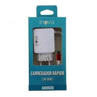 CARREGADOR ( 4.8A ) PARA ANDROID ( V8 ). ( INOVA )