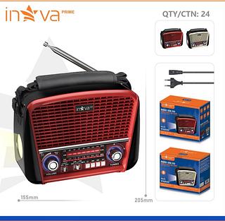 RÁDIO FM RECARREGÁVEL COM, ( SD, USB, FM, BT ). ( INOVA )