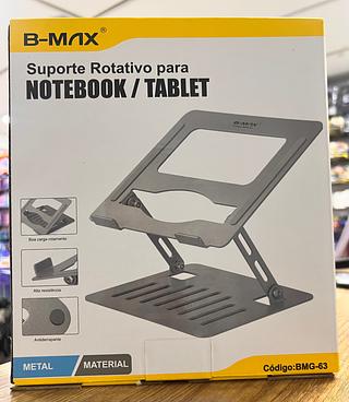 SUPORTE DE METAL PARA NOTEBOOK E TABLET. ( B-MAX )