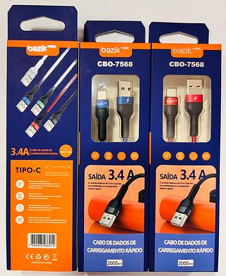 CABO ( 3.4A ) PARA ANDROID ( TP-C), ( 2M ). ( INOVA )