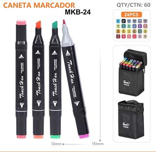 CANETA HIDROGRÁFICA ( 24 CORES ). ( TOUCH )
