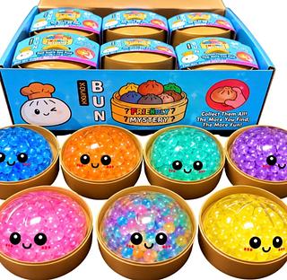 Bolinho Pãozinho Surpresa Com Glitter Surpresa 8.50cm