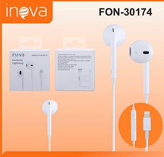 FONE DE OUVIDO COM FIO PARA IPHONE ( IP ). ( INOVA )