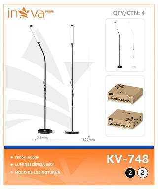 LUMINÁRIA DE PISO ( CHÃO ), ( 1.80M ). ( INOVA )