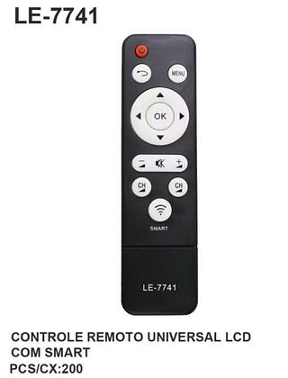 Controle Remoto Universal LCD Com Smart