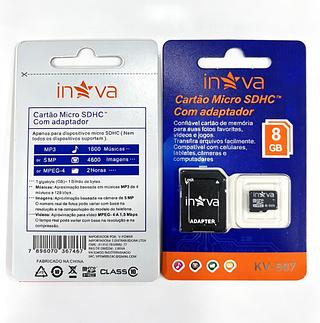 CARTÃO DE MEMÓRIA ( 8GB ). ( INOVA )