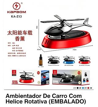 Cheirinho Ambientador De Ar Para Carro Difusor Giratório Helicóptero Alimentado Por Energia Solar (KAPBON)