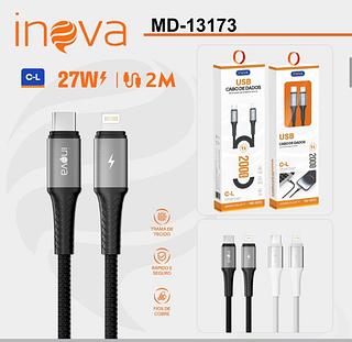 CABO TURBO PARA IPHONE (27W) USB C--L ( 2M ). ( INOVA )