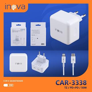 CARREGADOR TURBO ( 50W ) COMPLETO PARA IPHONE ( USB-C| IP ) ( 50W ). ( INOVA )