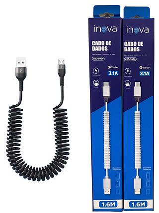CABO ( 3.4A ), PARA ANDROID ( V8 ), MODELO MOLA, ( 1.6M ). ( INOVA )