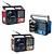 RÁDIO FM RECARREGÁVEL COM, ( SD, USB, FM, BT ). ( B-MAX )