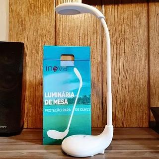 LUMINÁRIA DE MESA RECARREGÁVEL. ( INOVA )