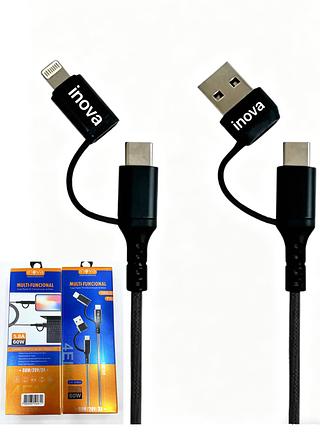 3-CABO MULTI - FUNCIONAL (4 IN 1 / 3.4A) - 1M - INOVA