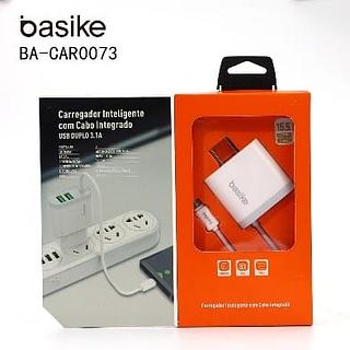 CARREGADOR PARA ANDROID ( V8 ) 3.1A -BASIKE