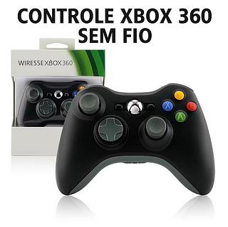 CONTROLE DE JOGO SEM FIO PARA ( X-BOX 360 ). ( KAPBOM )