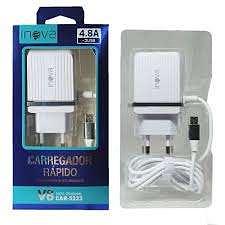 CARREGADOR ( 4.8A ) PARA ANDROID ( V8 ). ( INOVA )