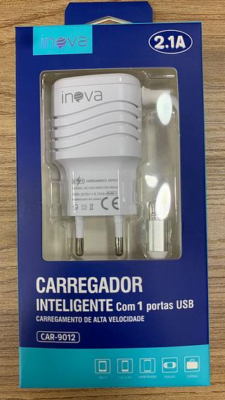 CAREGADOR ( 2.1A ) PARA ANDROID ( V8 ).