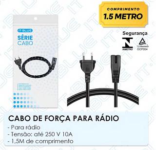 CABO DE FORÇA ( ENERGIA ) PARA RADIO FM, E TV . ( LUA TEK )