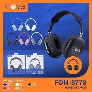 FONE DE OUVIDO GRANDE, SEM FIO-VIA BLUETOOTH