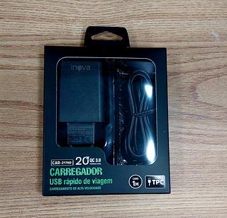 CARREGADOR ( 20W ) TURBO PARA ANDROID ( TPC ). ( INOVA )