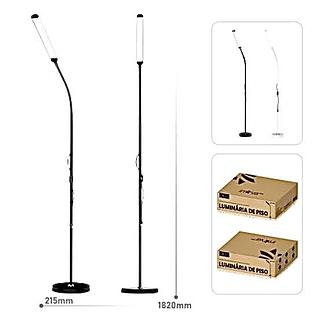 LUMINÁRIA DE PISO ( CHÃO ), ARTICULÁVEL COM CONTROLE REMOTO ( 12W ). ( INOVA )